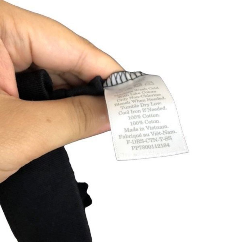 Everlane M Weekend Cotton Mini Shirt Dress in Black - Picture 7 of 8